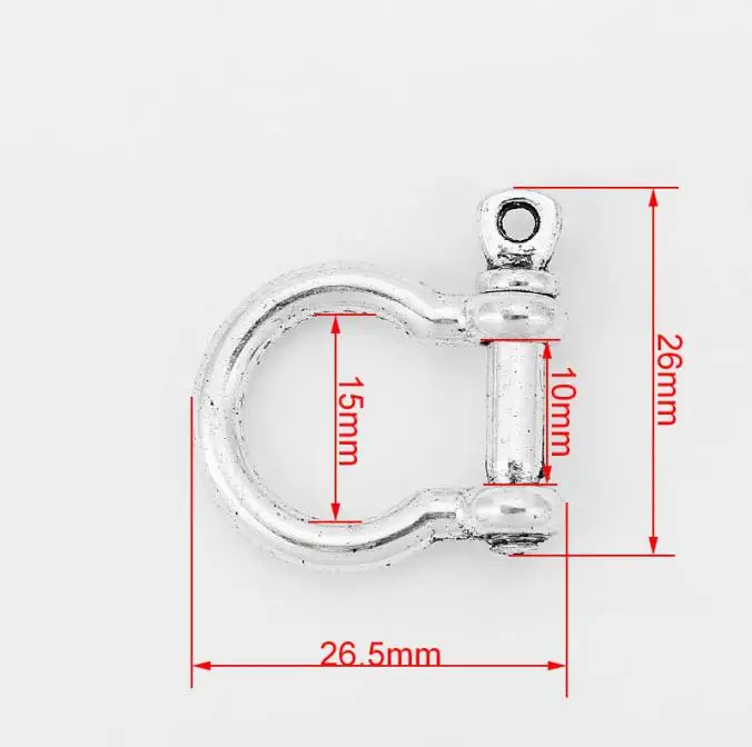 3 комплекта антикварная серебряная пряжка застежка DIY браслет ювелирных изделий |