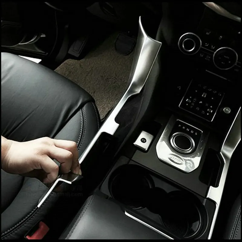 For Land Rover Discovery 4 Car Central Console Side Strips Trim Cover StylingAuto Interior Accessories 2Pcs/set | Автомобили и