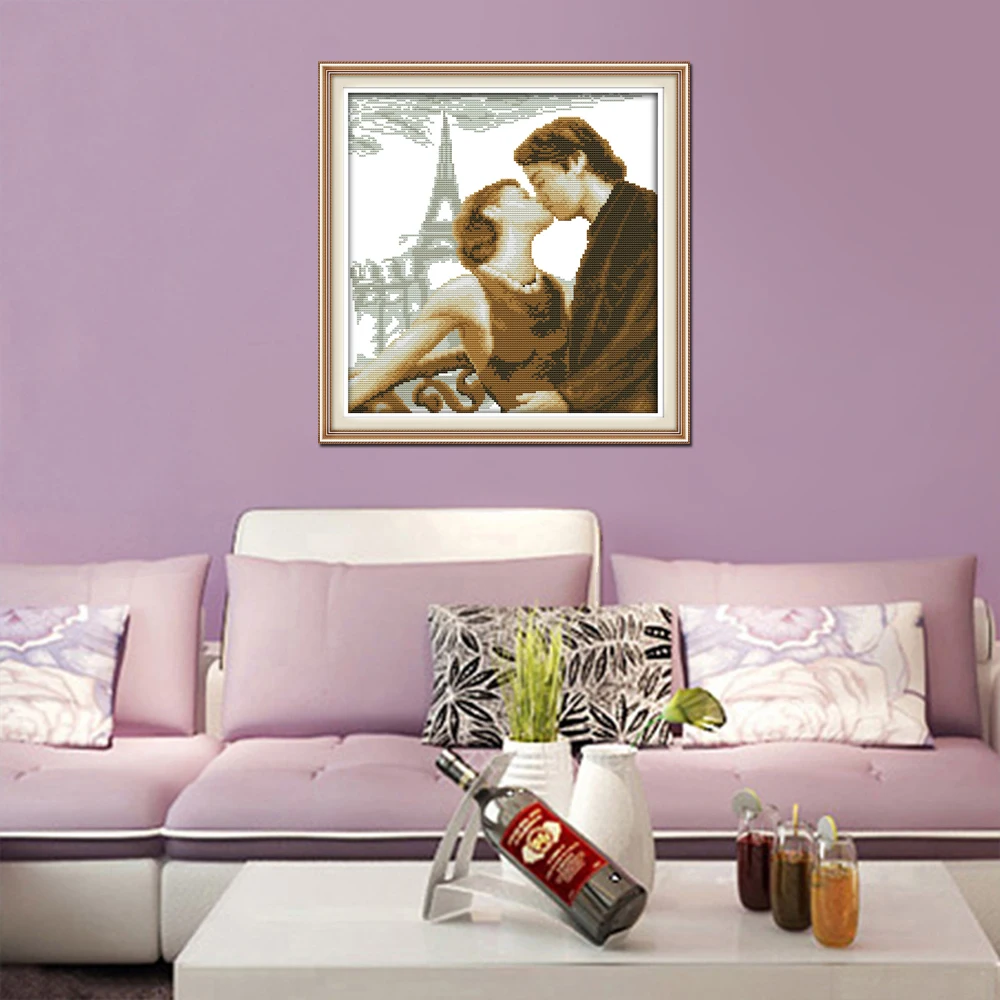 Joy Sunday Parisian Love 11CT 14CT Китайский Набор для вышивки крестиком|cross stitch kits|joy sunday14ct cross kits