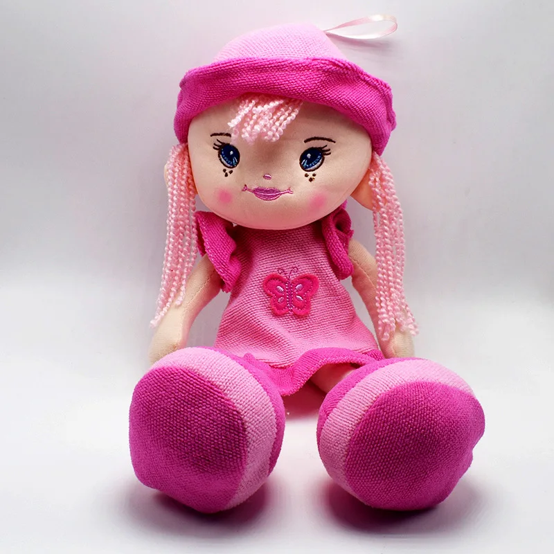 AOSST 38CM Rag Doll new rural wind cute doll girl toy soft accompany sleeping toys present | Игрушки и хобби