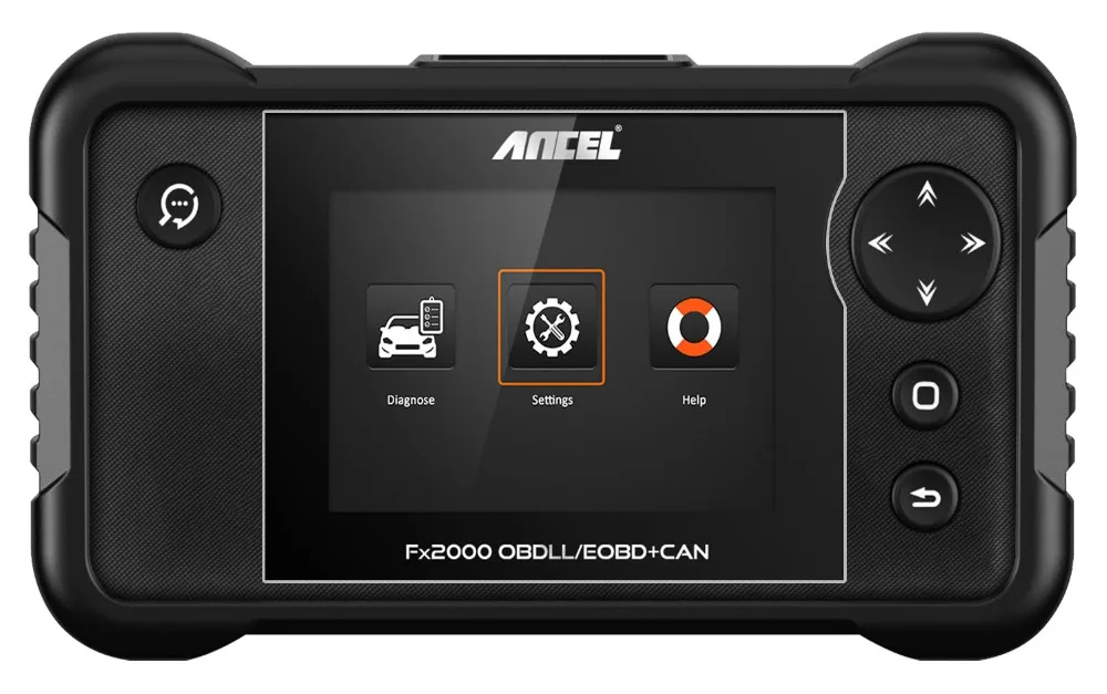 Ancel FX2000 OBD2 Автомобильный сканер антиблокировочная система тормозов система пассивной безопасности подушка коробки передач двигателя диагностический инструмент OBD 2 автомобиля Профессиональные Авто диагностический сканер инструмент