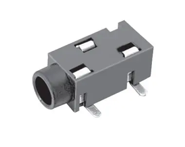 

10pcs Phone Jack Diameter 3.5mm 3 pin audio socket for 3 poles plug SMD type reflow solderable with locators DC30V 0.5A Rohs