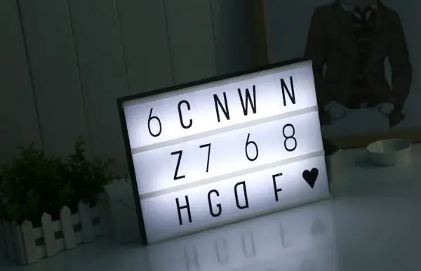 DIY светодиодный светильник коробка ночной Светильник современная настольная