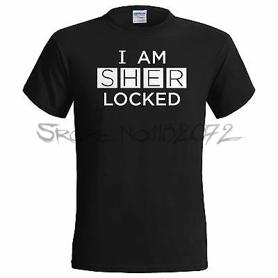 Мужская летняя футболка в стиле I Am sherlock Холмс детектив Ватсон маленький размер