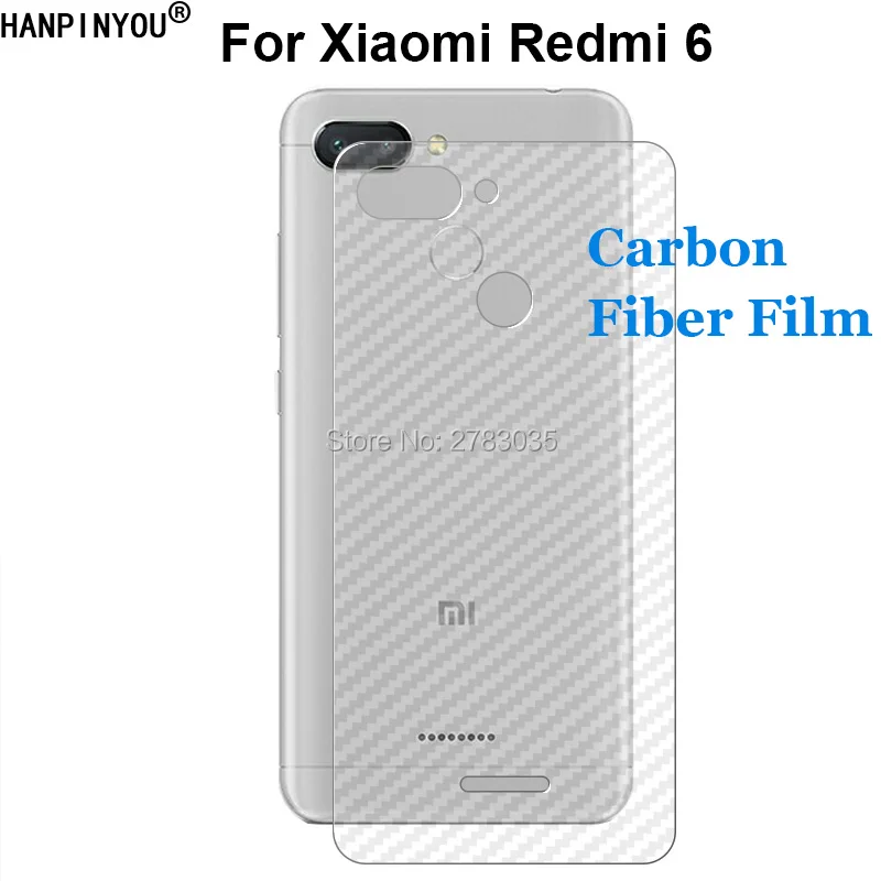 Для Xiaomi Redmi 6 Redmi6 5 45 &quotпрочная 3D Защитная пленка для задней панели из углеродного