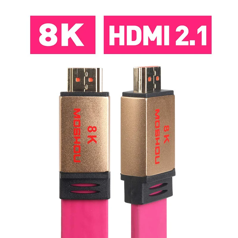 HDMI кабели UHD HDR 48Gbs 4 k@ 60HZ 8 k@ 120Hz аудио и видео кабели MOSHOU HDMI 2,1 шнур