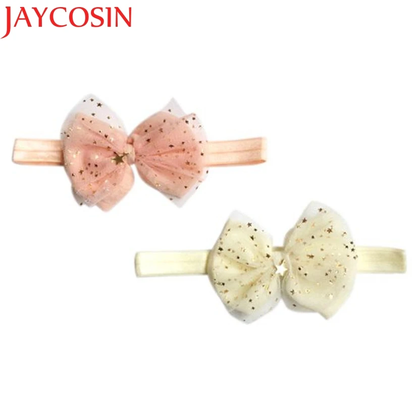 Повязка на голову с узлом JAYCOSIN повязка цветочным принтом для новорожденных