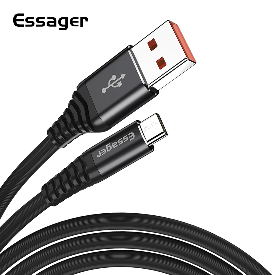 Essager Тип usb C кабель для Xiaomi mi 9 8 mi 9 mi 8 huawei P20 lite samsung S10 S9 быстрой зарядки USBC Тип-c кабель USB-C Зарядное устройство