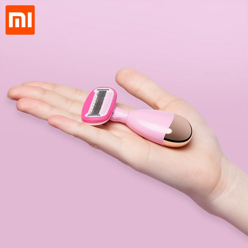 Новая Женская бритва Xiaomi Zhibai всего 18 г маленькая и портативная Съемная моющаяся
