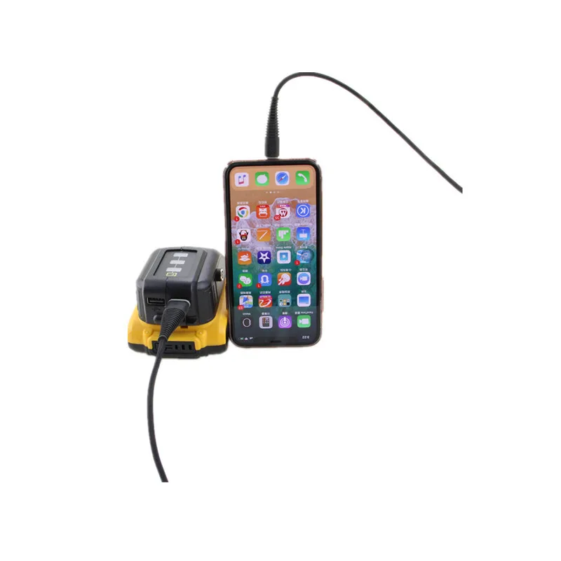 3A DCB091 адаптер для DEWALT зарядки телефона Android с 12В Холодный костюм USB