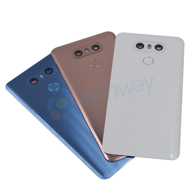 Для LG G6 крышка батареи чехол для двери корпус с объективом камеры + стекло