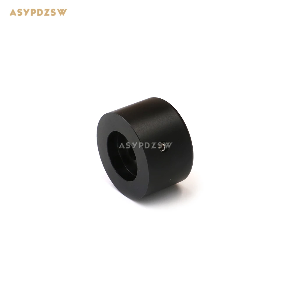 

1 PCS Matte black 35*22 Solid aluminum Volume knob Amplifier Potentiometer knob