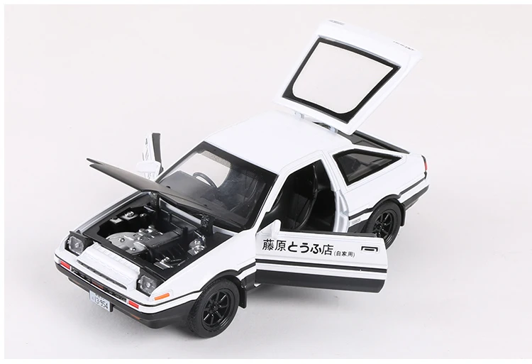 1:28 игрушечная машинка, начальная D AE86, металлическая игрушка, литая машинка, литые под давлением и игрушечные транспортные средства, модель автомобиля, миниатюрная модель автомобиля, игрушки для детей