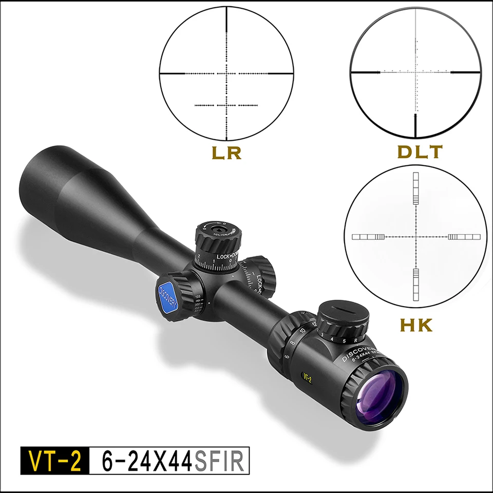 Открыватель охотничий оптический VT-2 6-24X44SFIR красный и зеленый крест освещение воздушное стрелковое тактическое перекрестное прицел