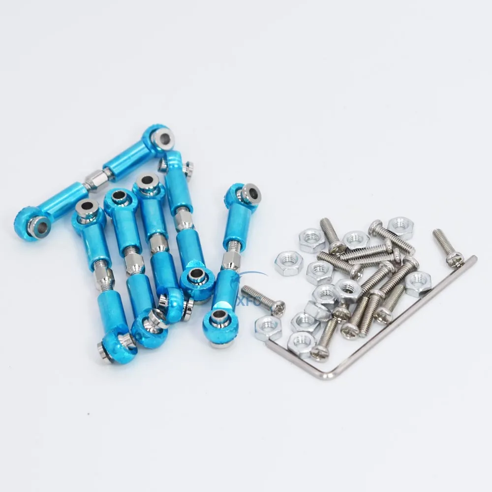 Регулируемый Тяговый стержень для рулевого управления 6 шт. тяга 1/18