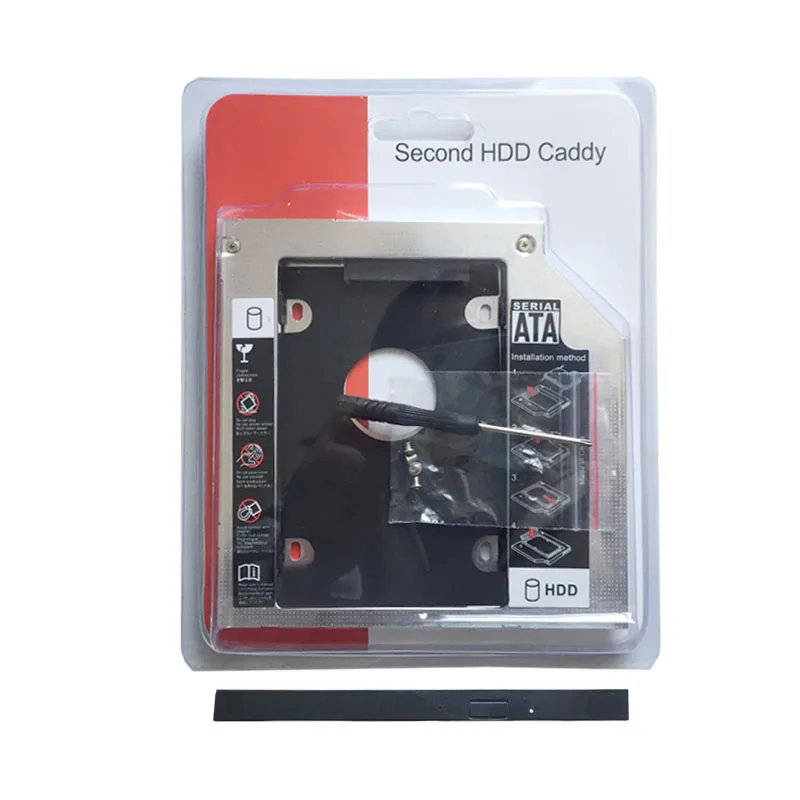 SATA 2 й жесткий диск HDD SSD чехол Caddy адаптер для Asus FX50 FX50JK FX50JX FZ53V FX53VD (подарочный