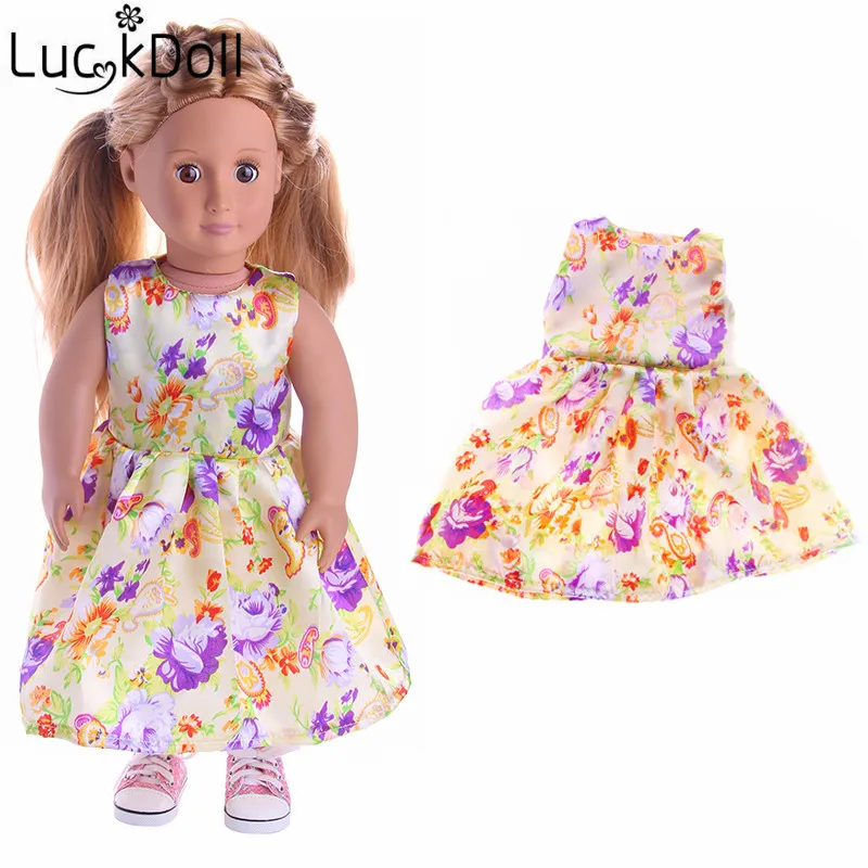 Платье принцессы LUCKDOLL 18 дюймов 43 см 12 цветов|Куклы| |
