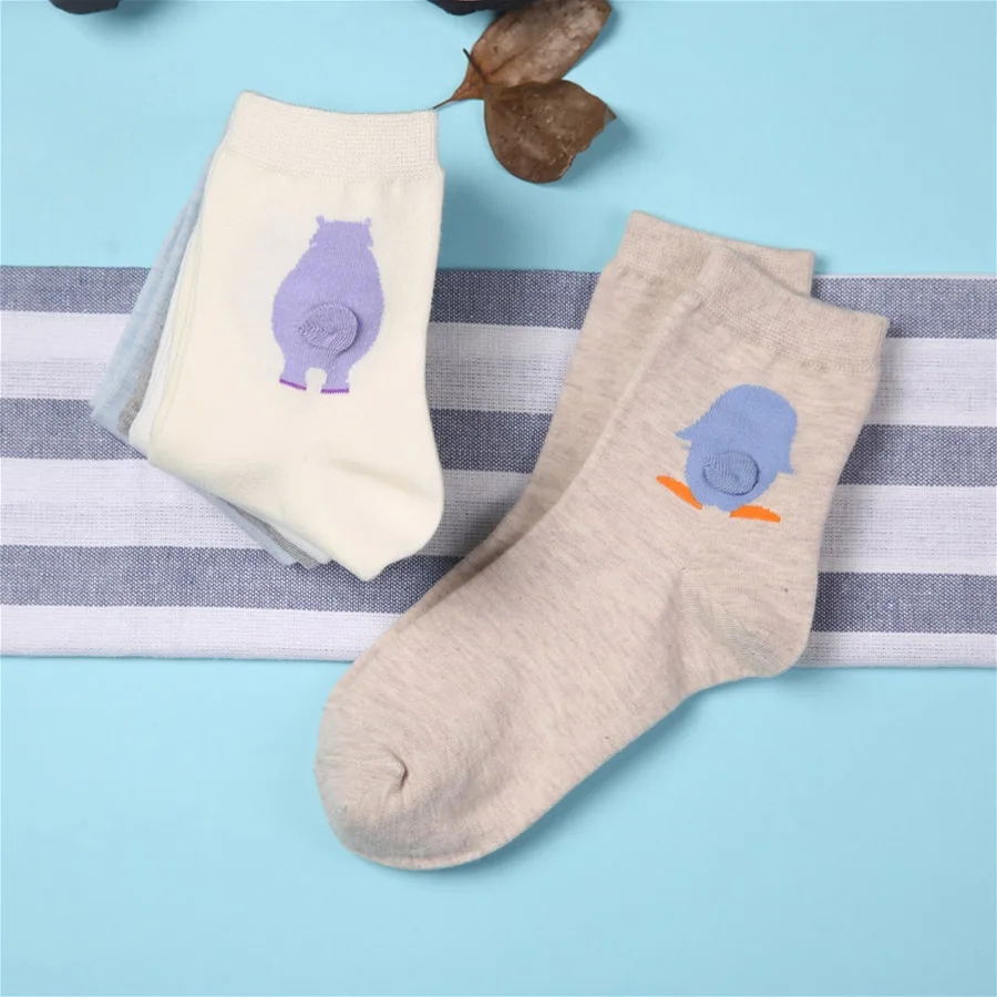 [COSPLACOOL] новые женские носки с кроличьим пингвином и хвостом удобные теплые мягкие