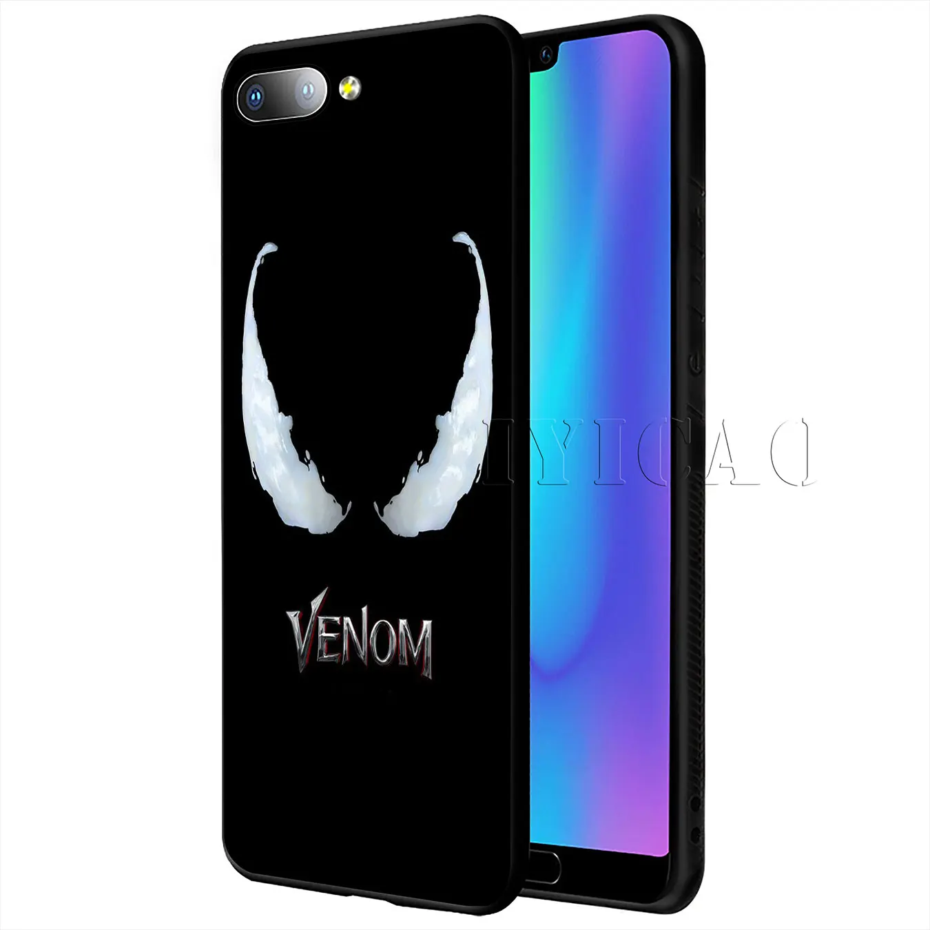 IYICAO Venom Marvel Мягкий силиконовый чехол для телефона Huawei Y9 Y7 Y6 Prime 2019 Honor 20 8C 8X8 9X10 Lite 7C 7X