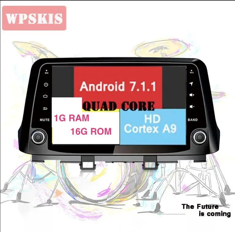 7.1 1-16 Авто Восьмиядерный 4G+ 64G android 9,0 Автомобильный Gps dvd для hyundai Kona Авто Автомобильный Радио Видео плеер gps навигация в тире - Цвет: 7.1 1-16