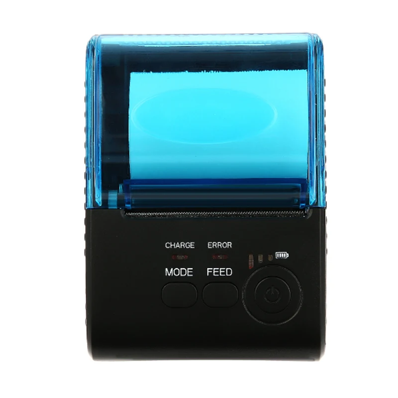 Беспроводной мини bluetooth принтер POS Термальный чековый ZJ-5805 58 Счета Машина для