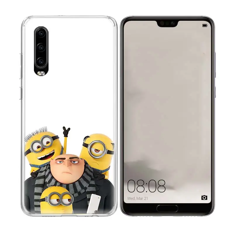 Специальный мягкий чехол для телефона с миньонами Gru Agnes huawei P30 P20 mate 20 10 Pro P10 lite P Smart
