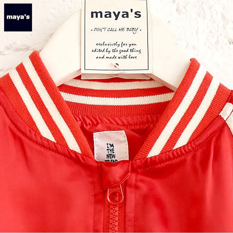 Mayas/детское спортивное пальто в полоску с длинными рукавами модная куртка