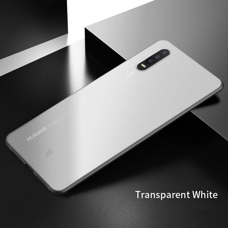 X-Level Прозрачный чехол для huawei P30 Pro ультратонкий супер светильник ПП задняя крышка телефона для huawei P30 чехол прозрачный P30 lite - Цвет: transparent white