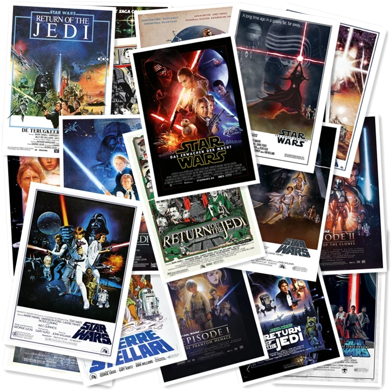 A1-72# Star Wars 20/шт. Наклейки Серия 6 Дорожный чемодан гитара велосипед Телефон раздвижная пластина Граффити стиль водонепроницаемые наклейки