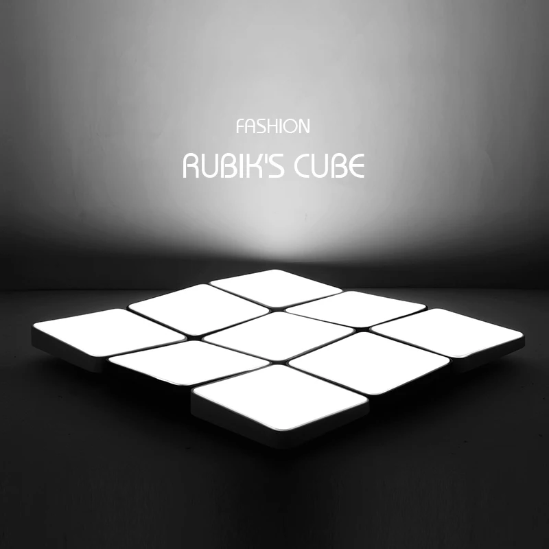 Ультратонкий Светодиодный потолочный светильник s Magic Cube, потолочный светильник для гостиной, спальни, лампа для учебы, потолочный светильник