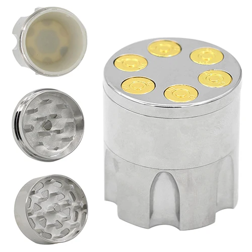 2015 New 3 Layers Bullet Shape Herbal Cigar Tobacco Grinder Smoke Crusher Hand Muller 1VDF | Дом и сад