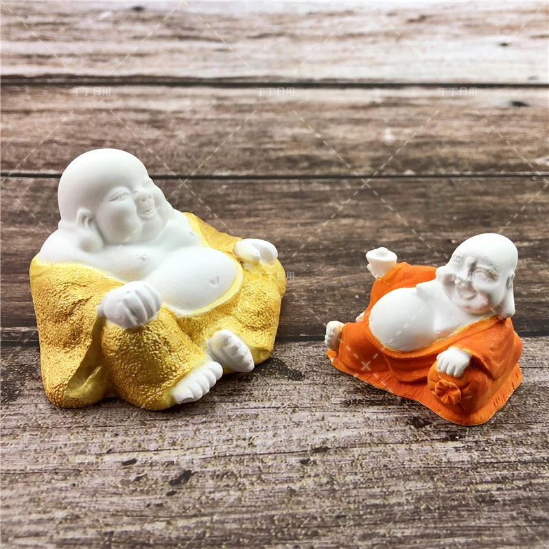 QINGHONG Sugarcraft статуя Будды силиконовая форма для помадки инструменты украшения