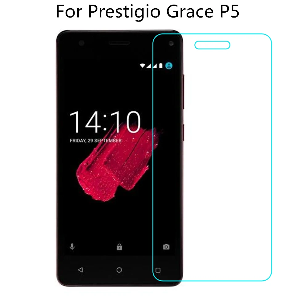 Закаленное стекло для Prestigio Grace P5 Защитная пленка экрана Премиум устойчивая к
