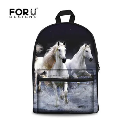 W487J FORUDESIGNS/женский рюкзак с объемным животным, милый рюкзак с принтом кота для подростков, девочек, студентов колледжа, женский рюкзак - Цвет: W487J