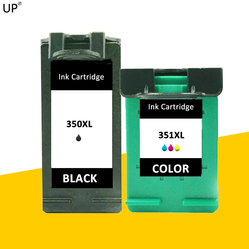 UP сменный картридж для принтера hp 350 XL черный + 351 xl цвет C4380 4480 4580 4270 D4200 4263 4360 D4260 C4280