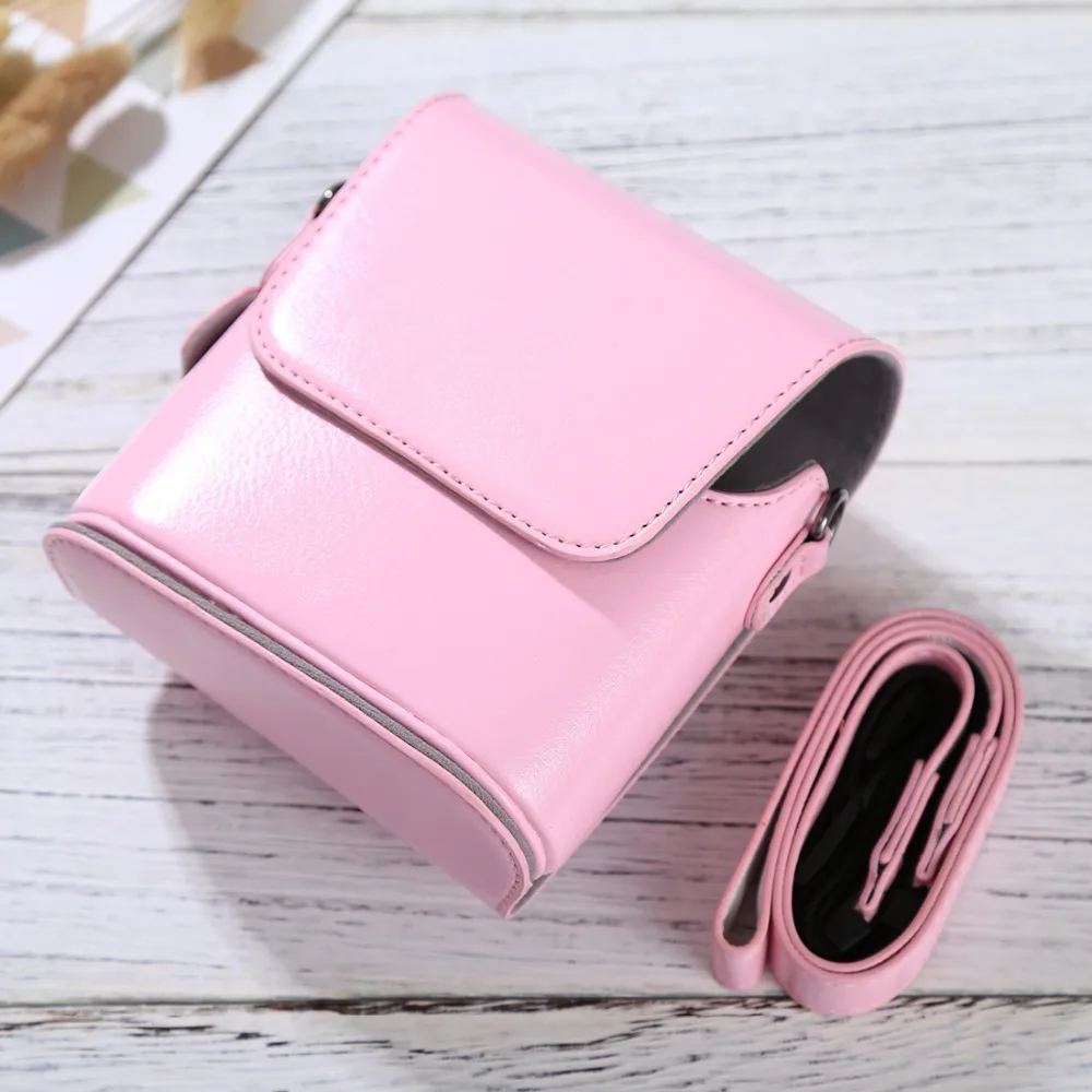 Всего тела Кожа PU цифровой Камера сумка для FUJIFILM instax mini 90/25/7/8/ 9 чехлы с