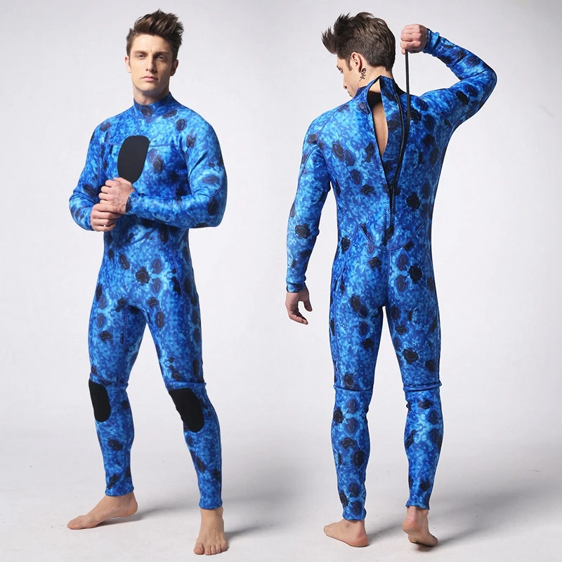 

3mm male neoprene super elastic neoprene camouflage Spearfishing men diving suits swimsuit male jumpbody Rash Guards wetsuit