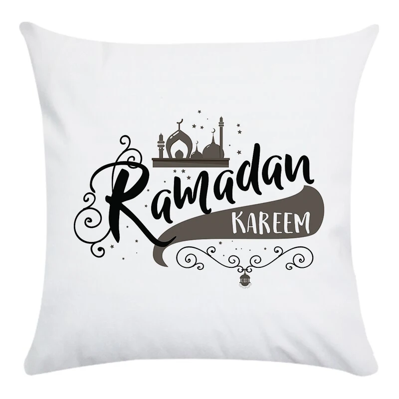 Best-selling Ramadan Decoration Linen 45*45CM Home Sofa Cushion Cover Fashion Seat Pillow Case Office | Дом и сад