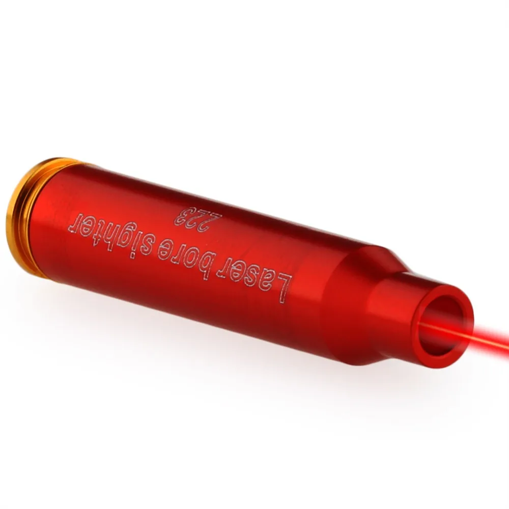 Красный Диаметр Sighter. 223 REM Картридж Red Dot лазерный прицел Boresighter 5.56 CAL Новый | Спорт и