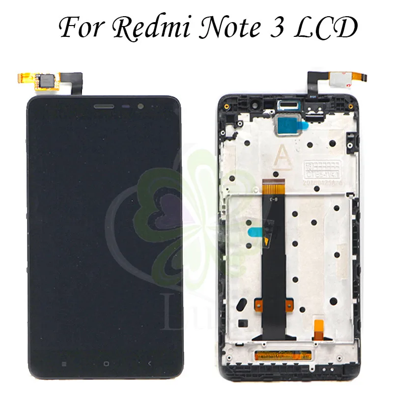 ЖК дисплей 5 дюйма для Xiaomi Redmi Note 3 сенсорный экран с рамкой дигитайзер экрана 150 мм