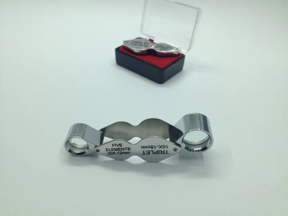 Лидер продаж 10X-18mm 20X-21mm увеличительный стеклянный микроскоп для ювелирного бриллианта Ручной портативный объектив Френеля
