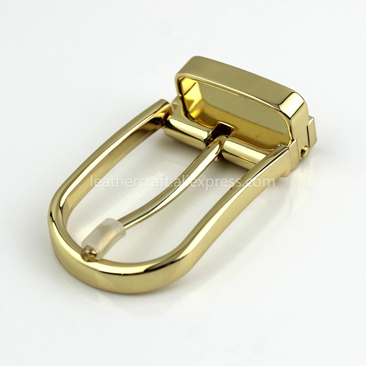 

1 шт. 30 мм модная стандартная пряжка с зажимом Концевая планка пяточная планка одинарная булавка половинная Пряжка для кожаного ремня ремеш...