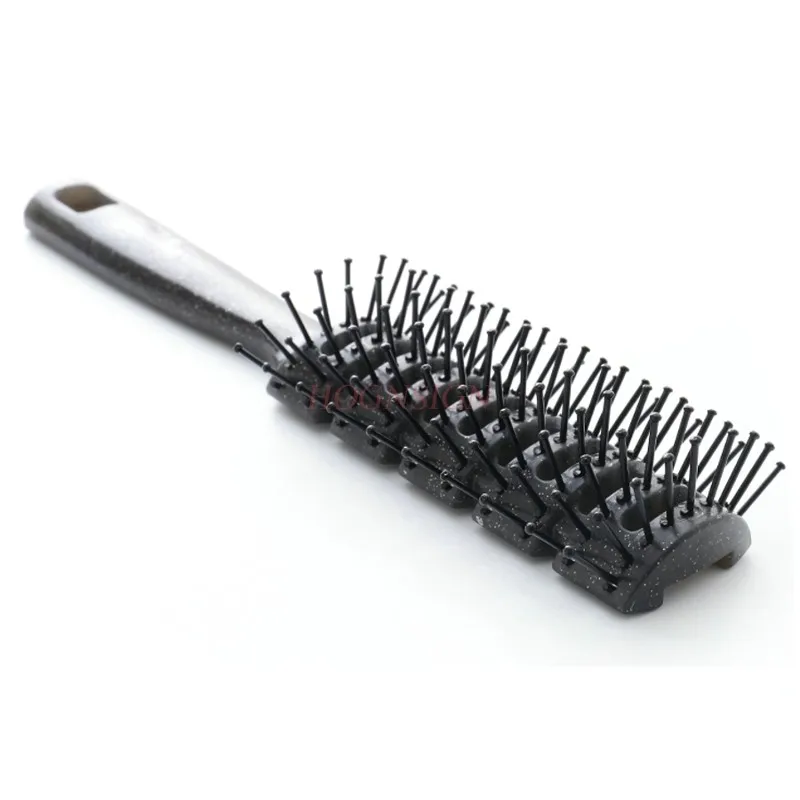 Men Professional Retro Oil Head Big Back Shape Comb Ribs Combs Home Hair Salon Roll Hairbrush Hairdressing Supplies Straight | Красота и