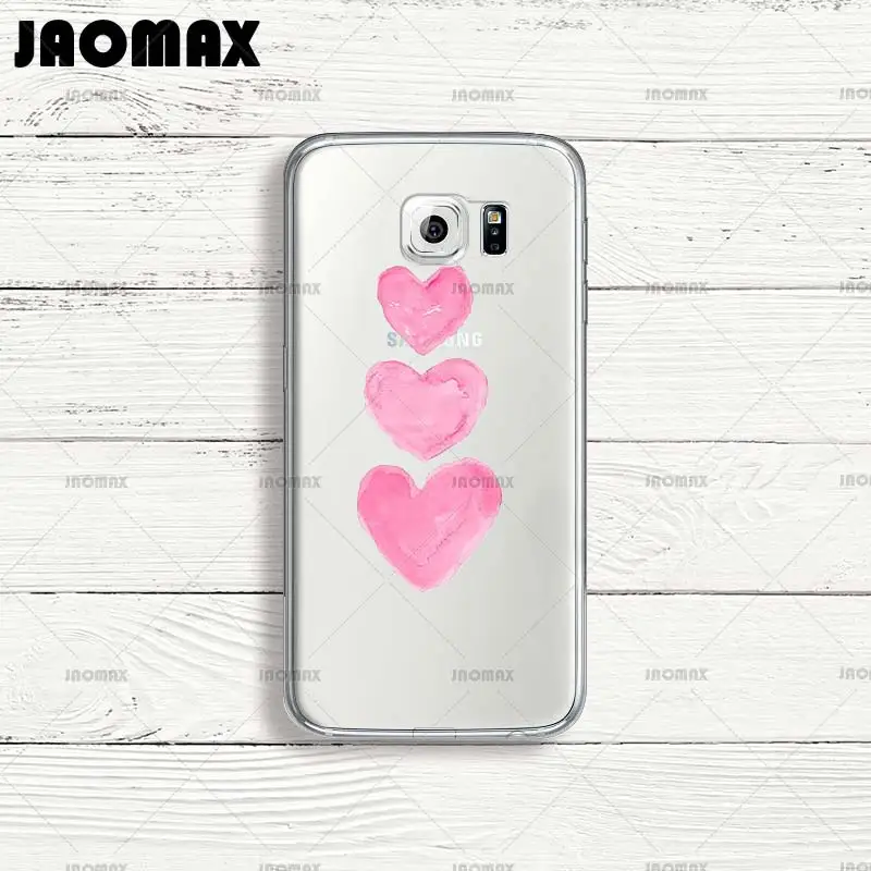 Jaomax розовый Бабочка Сердце чехол для телефона samsung Galaxy S7 S6 S5 S4 S3 Edge S8 Plus