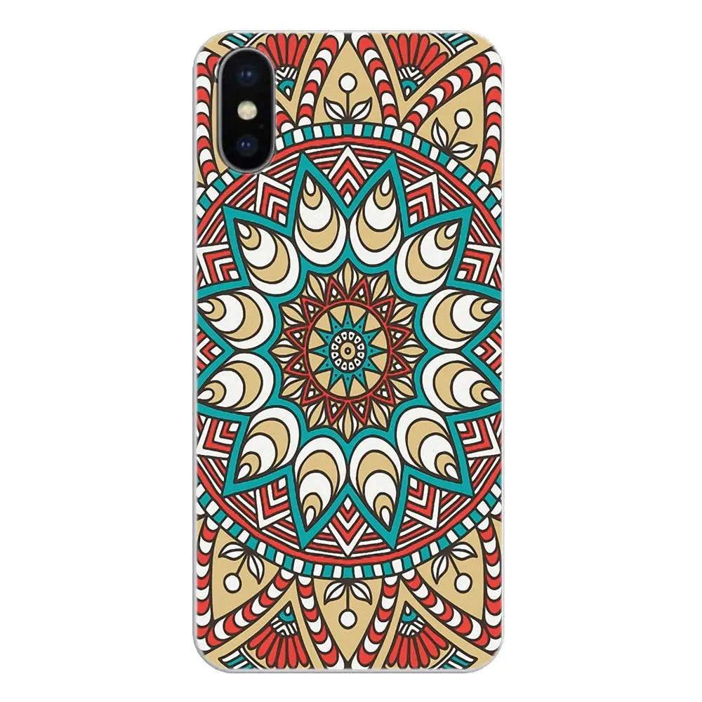 Silicone Case artistic Paisley mandala flower For HTC U11 One M7 M8 A9 M9 M10 E9 Desire 630 530 626 628 816 820 Motorola G G2 G3 |