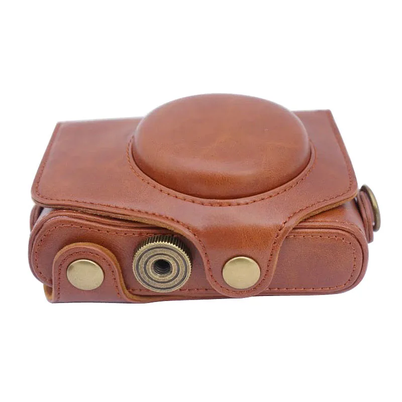 Сумка для видеокамеры из искусственной кожи с ремешком