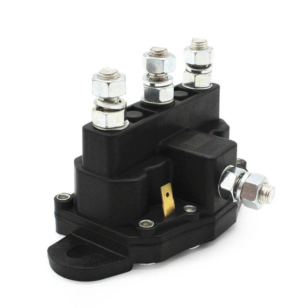 Black Durable Accessory Winch Motor 12 Volt Car Styling 6 Terminals Relay Electric Reversing Contactor Plastic Solenoid Switch | Автомобили