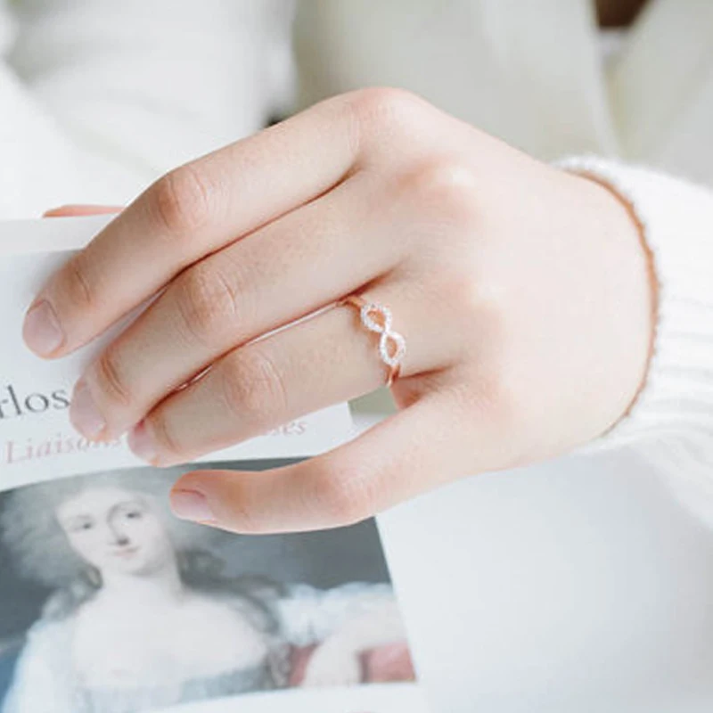 Модные кольца SMJEL с знаком бесконечности для лучших друзей персонализированное