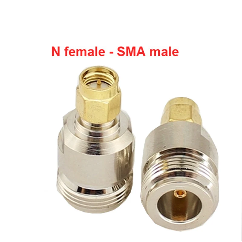 

80Pcs / Lot Coaxial Cable N-SMA Connector N Female Feeder Connector 50-5 Wire Connecting Device NK SMA Male Terminal