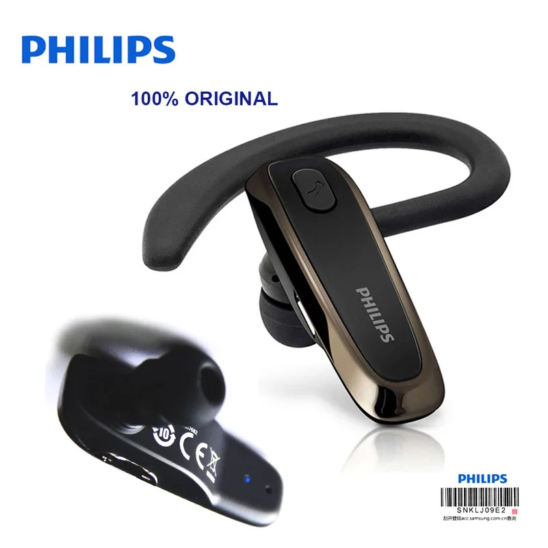 Оригинальные Наушники Philips SHB1700 с ушным крючком беспроводные Bluetooth наушники 4 0